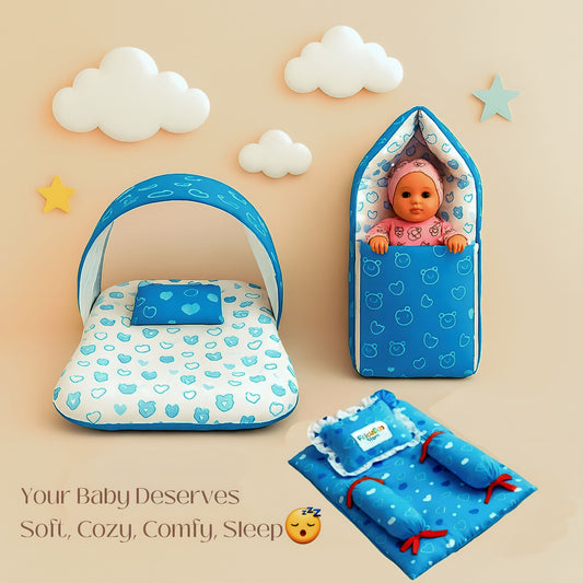 Newborn Baby Bedding Set | Pack of 3 (0–7 Months)