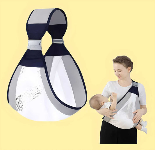 Baby Carrier Newborn to ToBreathable Baby Sling Carrier for Newborn to Toddler | 3D Mesh Cotton Wrap | Adjustable, Lightweight & Hands-Free for Moms & Dads (0-2 Years)