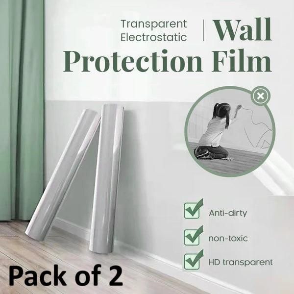 Self-Adhesive Transparent Wall Protection Film (Pack of 2)