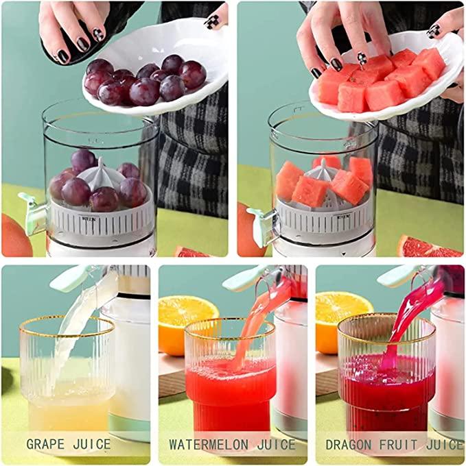 USB Rechargeable Electric Citrus Juicer – Portable, Compact & Easy to Use | 360° Juice Extraction
