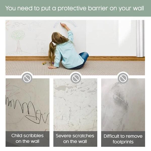 Self-Adhesive Transparent Wall Protection Film (Pack of 2)