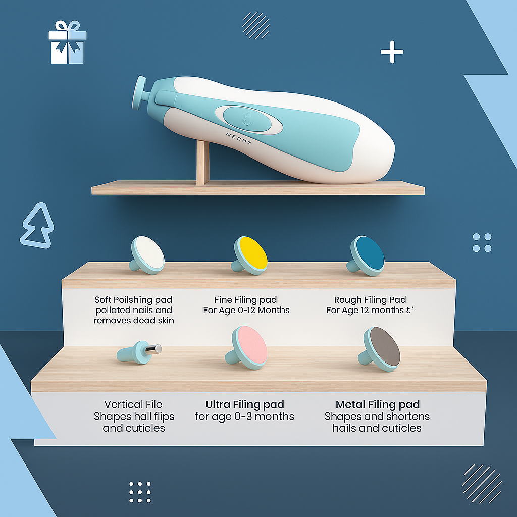 Havenix SafeTrim™ – Newborns LED Baby Nail Trimmer – Safe, Silent & Parent‑Approved