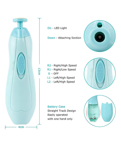 Havenix SafeTrim™ – Newborns LED Baby Nail Trimmer – Safe, Silent & Parent‑Approved