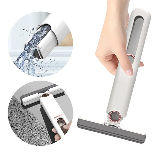 Portable Mini Mop for Home & Kitchen – Foldable, Compact & Powerful Cleaning Tool