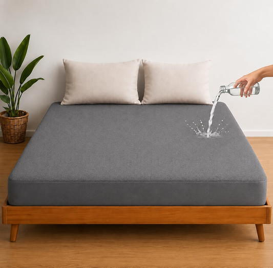 Premium Waterproof Mattress Protector – Protect Against Spills, Sweat & Bedwetting
