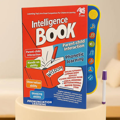 Intelligence Learning Book for Kids (1-5+ Years) – Smart Talking Book with Sound, Music & Interactive Learning