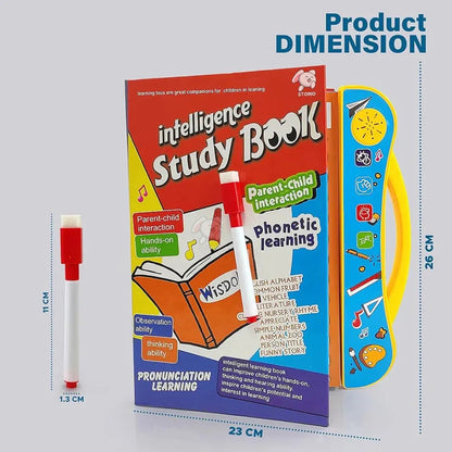 Intelligence Learning Book for Kids (1-5+ Years) – Smart Talking Book with Sound, Music & Interactive Learning